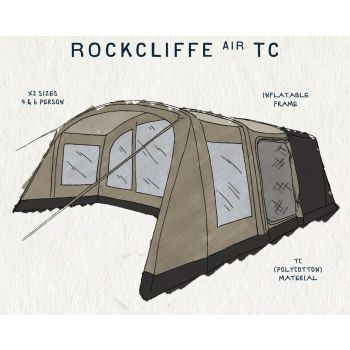 Šotor Kampa Rockcliffe 6 AIR TC