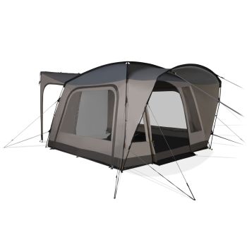 Predprostor Kampa Roam Low z odprtim sprednjim vhodom.