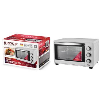 BROCK električna pečica 30l - TO 3001 WH