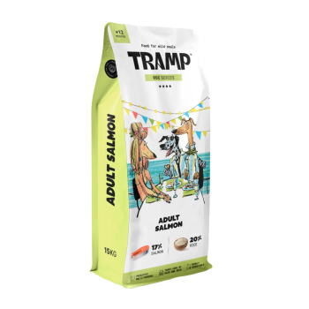 Tramp Roc Adult Salmon - suha hrana za odrasle pse z lososom, 15 kg
