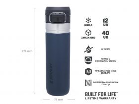 Stanley Go Quick FlipWater Bottle 0.7L - Abyss Blue