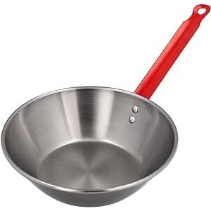 Garcima jeklena polirana ponev z ročajem 32cm, globina 9,5cm