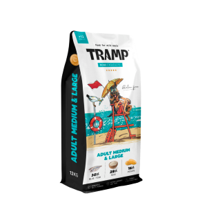 Tramp Nono Exquisite Adult Medium/Large - Suha hrana za odrasle pse srednjih in velikih pasem, 12 kg